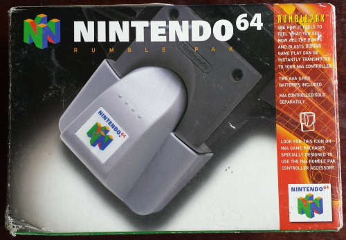 Boxed Official N64 Rumble Pack