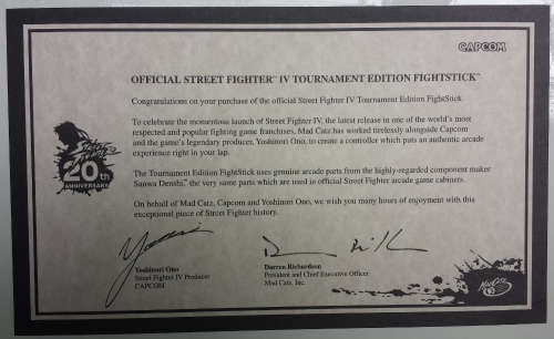 Street Fighter 4 Arcade Fightstick Tournament Edition (20th Anniversary Collector's Edition) - PS3