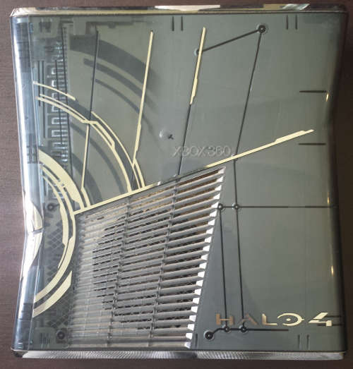 Boxed 320GB Xbox 360 Console Halo 4 Limited Edition + x2 Matching Controllers