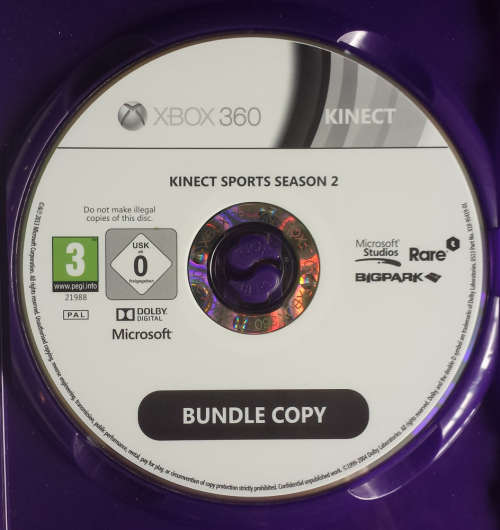 Kinect Sports Season 2 - Xbox 360 (Bundle Copy)