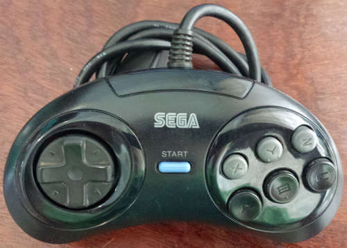 Asian Mega Drive Model 2 Console + Original 6 Button Controller (Retro)