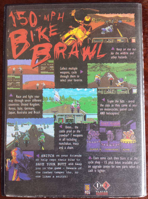 Road Rash 3 - Mega Drive (Bootleg) (Retro)