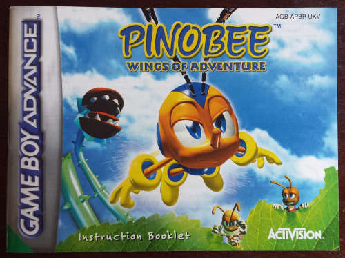 Pinobee Wings of Adventure - Game Boy Advance (Boxed)
