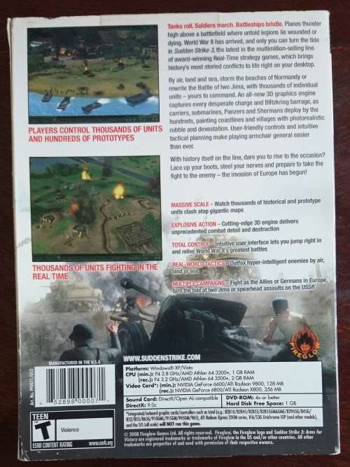 Sudden Strike 3: Arms for Victory - PC