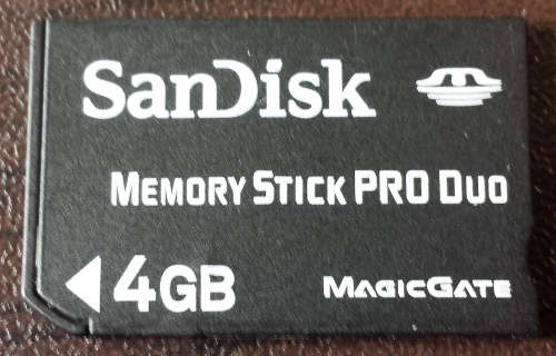 4GB PSP Pro Duo Memory Stick