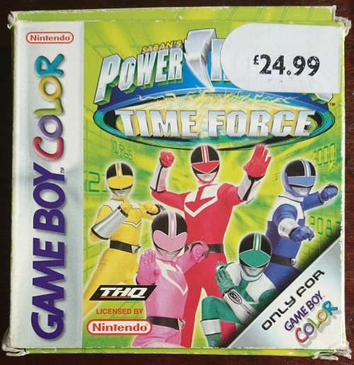 Power Rangers Time Force - Game Boy Colour (Boxed) (Retro)