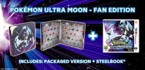 Pokemon Ultra Moon - 3DS (SteelBook Edition) (Sealed)