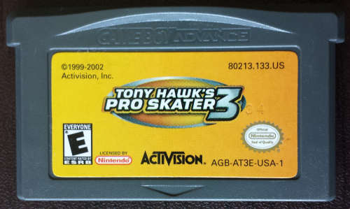 Tony Hawk's Pro Skater 3 - GBA (NTSC / American) (Retro)