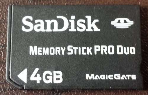 Official Sony Pro Duo Memory Card 4GB