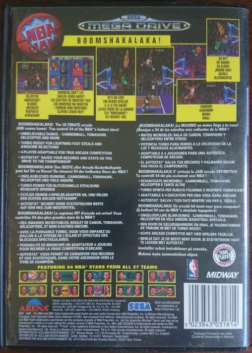 NBA Jam - Mega Drive (Retro)