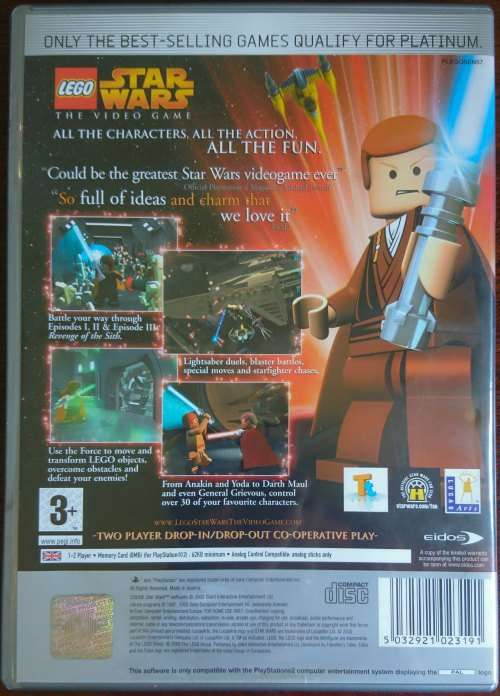 Lego Star Wars: The Video Game - PS2 (Platinum)