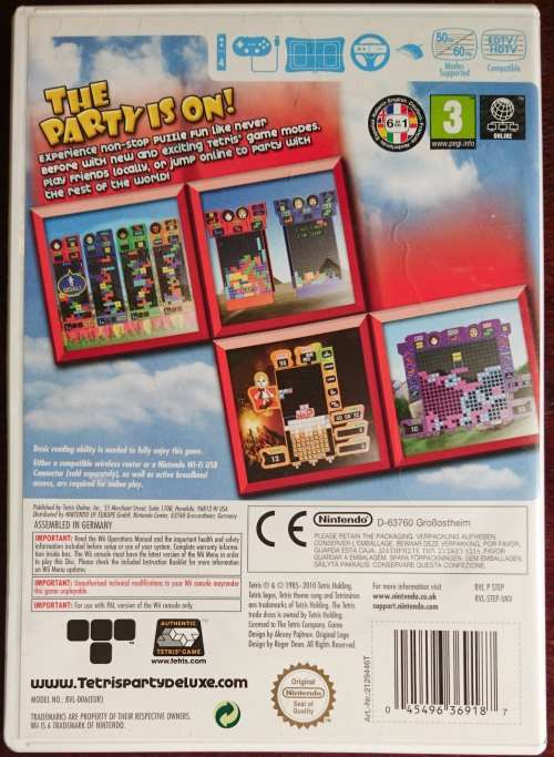 Tetris Party Deluxe - Wii.