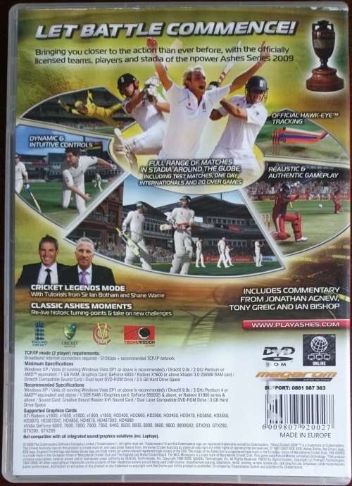 Ashes Cricket 2009 - PC (Super Hits)