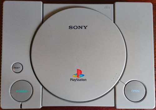 Original Shape NTSC PS1 Console + Original Controller (Retro)