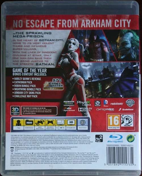 Batman Arkham City GOTY - PS3