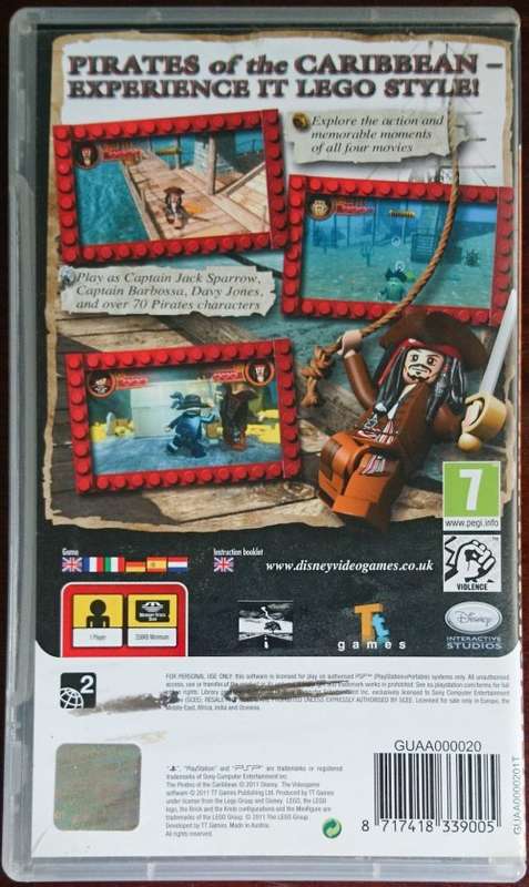 Lego Pirates of the Caribbean: The Video Game - PSP (Essentials)