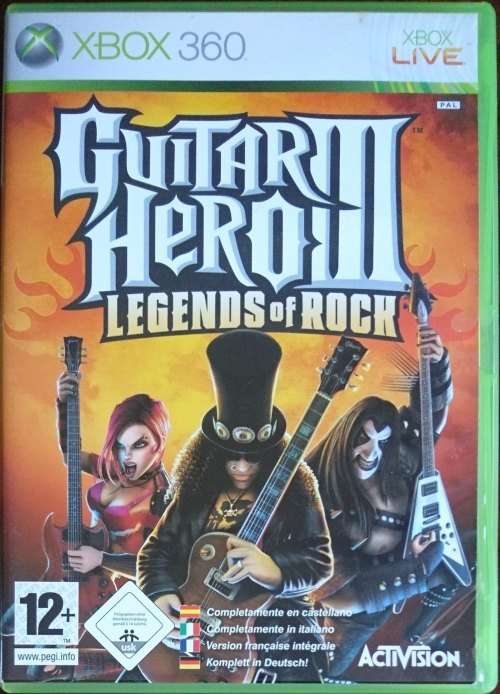 Guitar Hero III Legends of Rock - Xbox 360