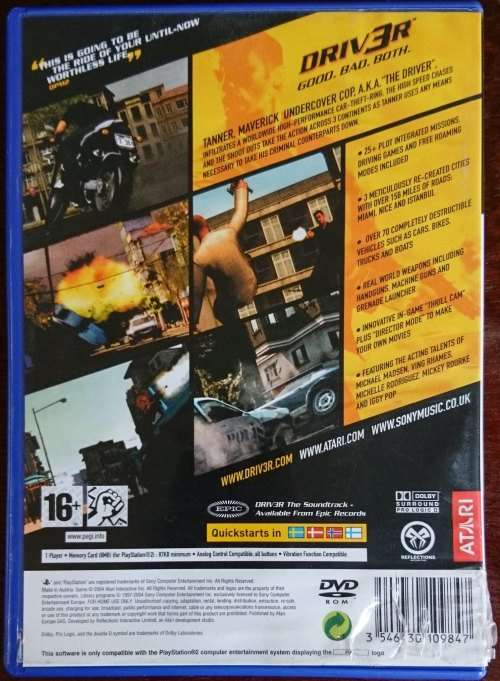 Driv3r - PS2 ( Driver 3)