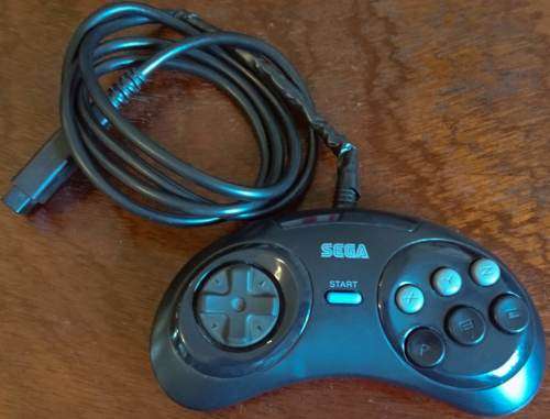 Japanese Mega Drive Model 1 + 2 Controllers (Retro)