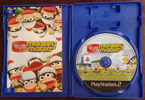 EyeToy Monkey Mania + EyeToy Camera (Black) - PS2