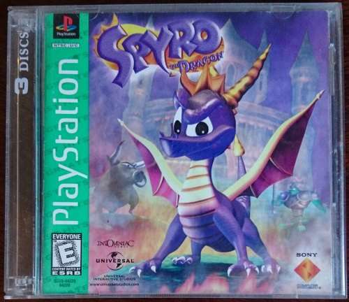 Spyro the Dragon - PS1 (NTSC)(Greatest Hits)(Retro)