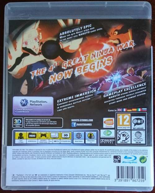 Naruto Shippuden Ultimate Ninja Storm 3 - PS3