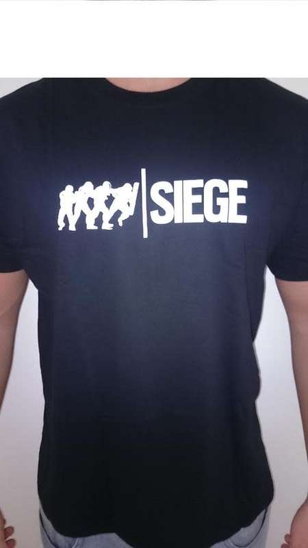 Tom Clancy Rainbow Six Siege T-Shirt (Mens Large, Black)