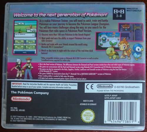 Pokemon Pearl - DS
