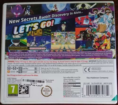 Pokemon Ultra Moon - 3DS
