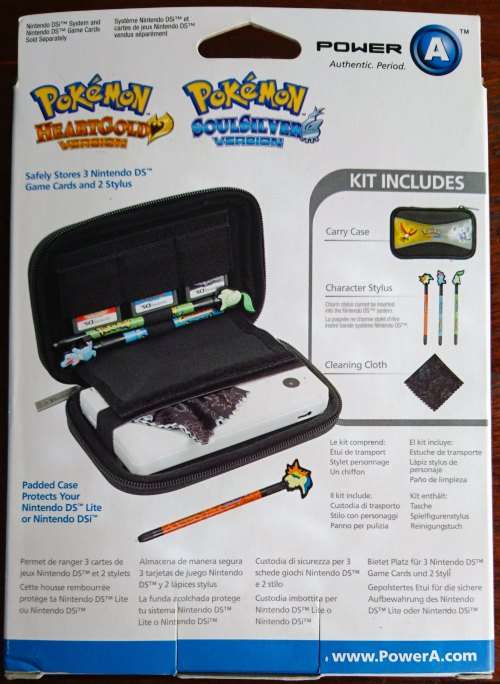 Boxed Pokemon Heartgold/SoulSilver Essentials Kit - DS lite / DSi / 3DS