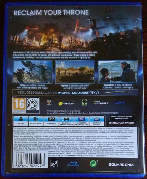 Final Fantasy XV - PS4