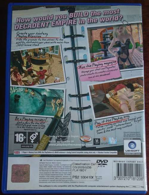 Playboy The Mansion - PS2