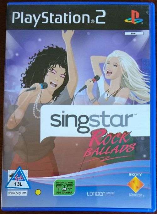 Singstar Rock Ballads - PS2