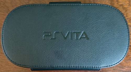 Official PS Vita Leather Flip Case Stand