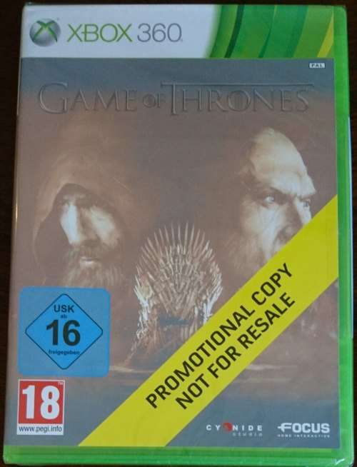 Game of Thrones - Xbox 360 (Promotional Copy)