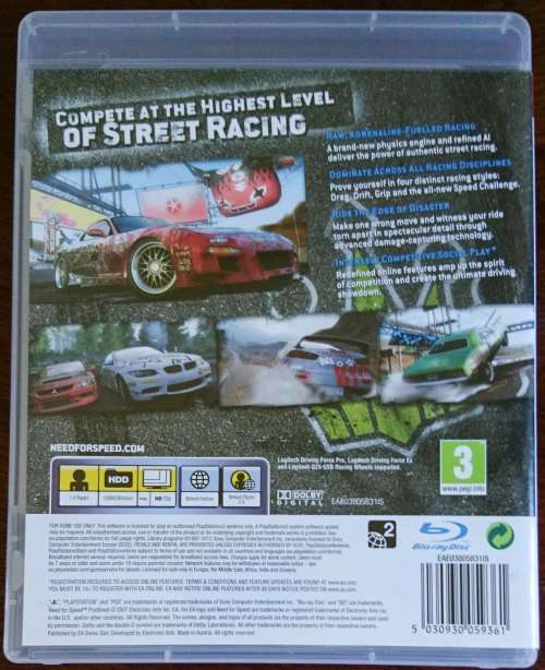 Need for Speed ProStreet - PS3