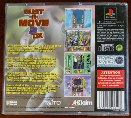 Bust-A-Move 3DX - PS1 (Retro)