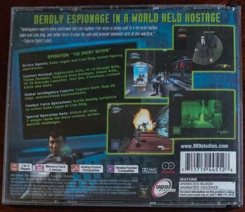 Syphon Filter 2 - PS1 (NTSC) (Retro)