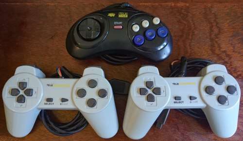 TeleGameStation Famiclone Console, 3 Controllers + Free Game