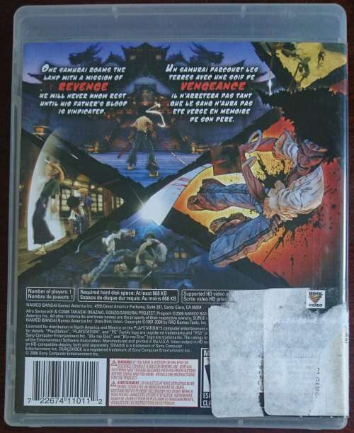 Afro Samurai - PS3 (NTSC - Region free)
