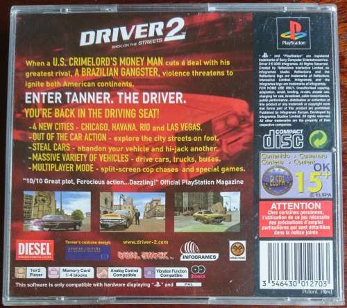 Driver 2 - PS1 (Retro)