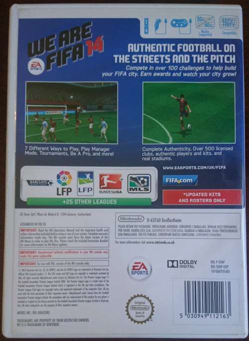 FIFA 14 Legacy Edition - Wii.