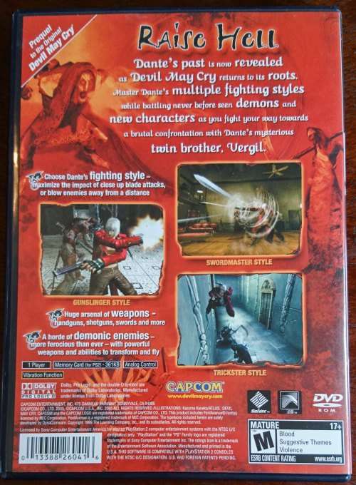 Devil May Cry 3 - PS2 (NTSC / American)