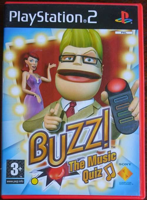 Buzz the Music Quiz + Buzzers - PS2