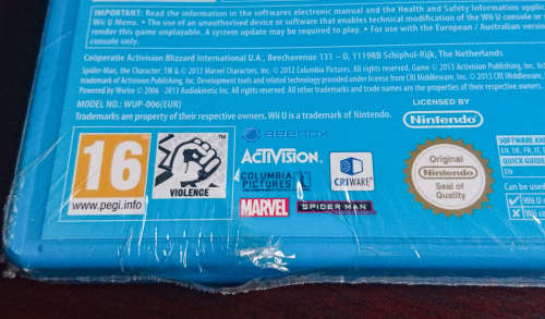 Amazing Spider-man Ultimate edition - Wii U (Sealed)