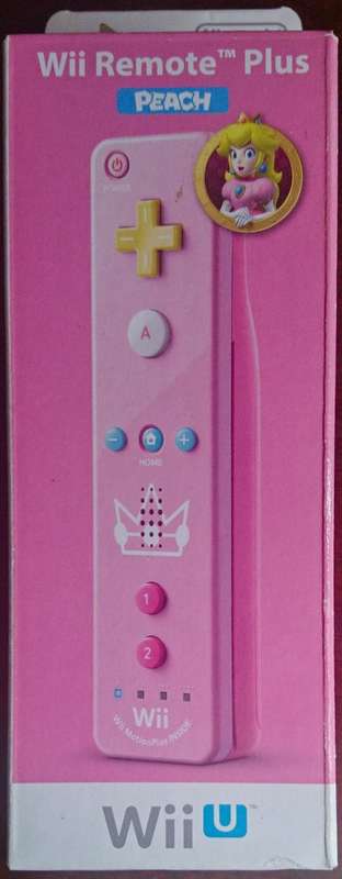 Official Wii Remote Plus Peach