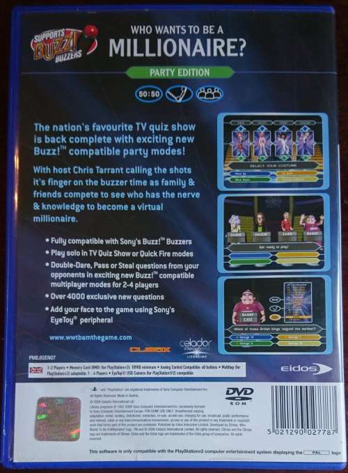 Who Wants to be a Millionare - PS2