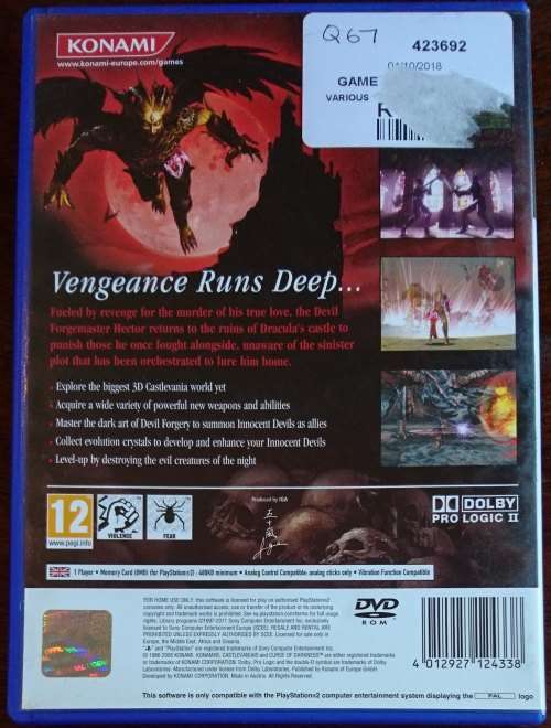 Castlevania: Curse of Darkness - PS2