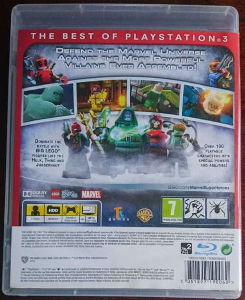 Lego Marvel Super Heroes - PS3 (Essentials)