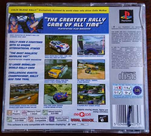 Colin McRae Rally - PS1 (Platinum)(Retro)